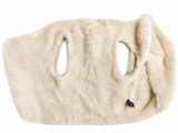 Ivory Rabbit Fur Knit Waterfall Vest – Size 38 ladies