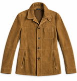 Tom Ford Men’s Shearling Suede Jacket – Size 50 men