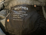 MOTHER High Waisted Looker Dagger Ankle Frat in A Luxury Saloon size 27 ladies