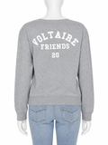 Zadig & Voltaire Watson Grey Logo Print Sweatshirt – Size S ladies