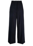 Amazing Rare Racil tuxedo wool high waisted wide leg pants trousers Size 38 ladies