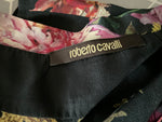 ROBERTO CAVALLI FLORAL SILK TANK TOP BLOUSE SIZE I 38 US 2 UK 6 XS ladies