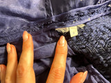 Valentino Garavani Royal Blue Scalloped Lace Strapless Peplum Top – Size 6 ladies