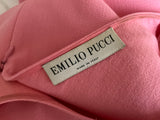 $1,900 Emilio Pucci Pink Virgin Wool Sexy Shift Dress I 38 UK 6 US 4 ladies