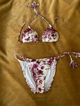 Gucci Floral-print Iconic Bikini Swimsuit Swimwear Size S Small ladies