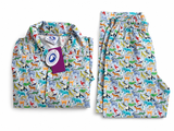 Trotters London x Liberty Boys Zoo Print Pyjama Set – Size 6/7Y children