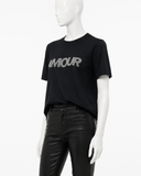 Zadig & Voltaire Ida Amour Cashmere Short-Sleeve Pullover ladies