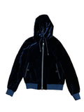 Tom Ford Navy Blue Velvet hoodie jacket size M medium men