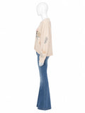 Zadig & Voltaire Eclipse Blue Denim Flared Jeans ladies