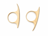 Elegant 14K Yellow Gold Diamond Two-Ring Set ladies