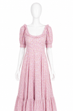 RIXO Sorana Cotton-Blend Midi Dress – Pink Shell Pansy Blush size UK 12 US 8 ladies