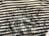 Christian Dior Striped Linen Blend Sailor Sweater – White/Navy ladies