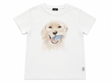 Il Gufo White Dog Print T-Shirt – 4 Years old children