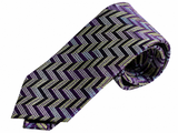 Missoni Multicolour Zigzag Silk Tie – Made in Italy men