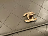 Chanel Calfskin Flap Bag with Top Handle Style code: AS0880 Handbag Ladies