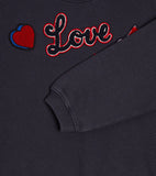 Bonpoint navy blue LOVE sweatshirt size 14 years children