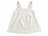 The White Company Woman Broderie Anglaise White Blouse ~Top size UK 8 S small ladies