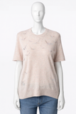 Zadig & Voltaire Crystal Wings Jumper Ida in Blush Pink ladies
