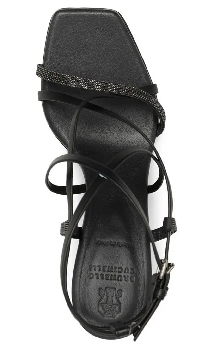 Brunello Cucinelli Monili embellished strappy sandals Size 39 ladies