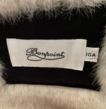 Bonpoint Giordana parka with fur lining Navy Winter Coat Jacket Size 10 years CHILDREN