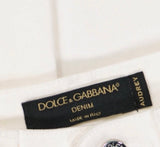 Dolce & Gabbana Audrey White Jeans Straight Leg Size I 42 US 6 UK 10 ladies