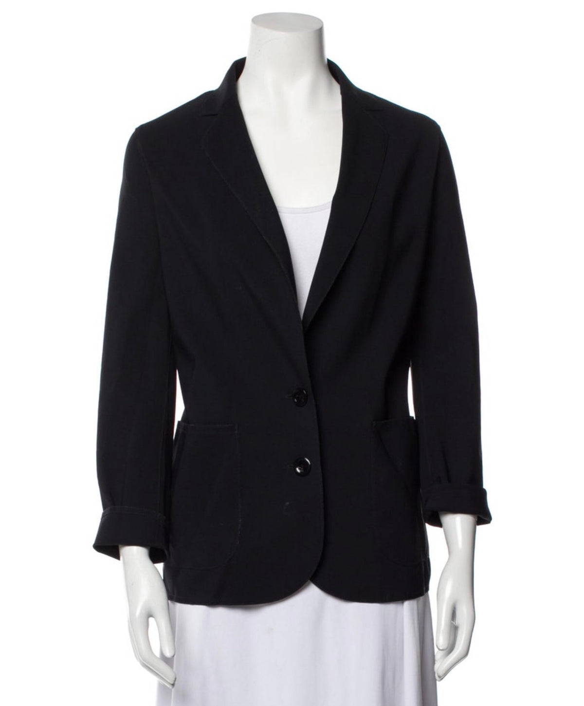 Herno Waterproof Black Blazer Jacket Size I 40 UK 8 US 4 ladies