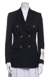 GOLDEN GOOSE NAVY BLUE DOUBLE-BREASTED BLAZER 40 Ladies