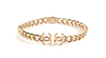 Chanel Metal CC Chain Link Choker Necklace in Gold Size S small ladies