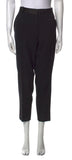 Celiné Iconic CELINE WOOL TUXEDO PANTS BLACK STRAIGHT LEG SIZE F 42 ladies