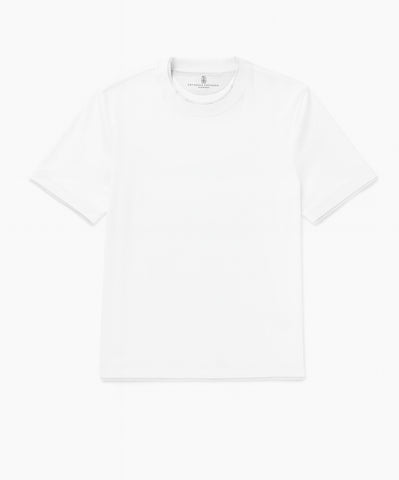 Brunello Cucinelli T-Shirt in White Men