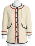 AMAZING CHANEL HAMBURG MÉTIERS D’ ART TWEED BOUCLE JACKET SIZE F 38 LADIES