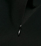 RED Valentino Black crepe top with balloon sleeves Size I 42 UK 10 US 6 ladies