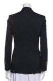 GOLDEN GOOSE NAVY BLUE DOUBLE-BREASTED BLAZER 40 Ladies