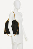 Stella McCartney Falabella Faux Leather Foldover Tote In Black With Gold Chain ladies