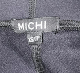 Michi Hydra Crop Black Leggings size XS/P ladies