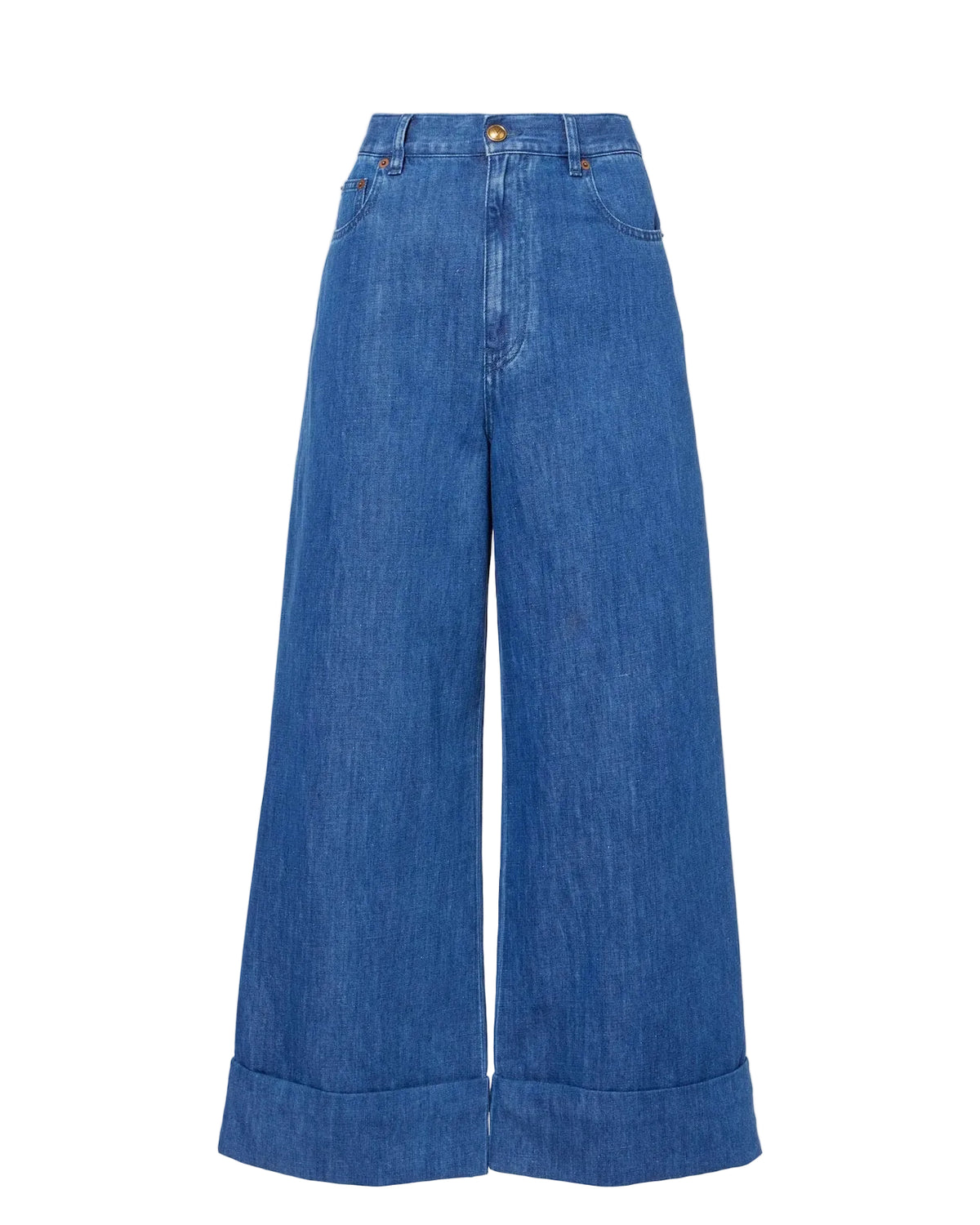 Valentino Chez Valentino 2025 High-rise wide-leg jeans denim size 30 ladies