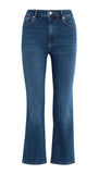 FRAME The Reboot Cropped Jeans in blue denim size 29 ladies