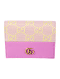 Gucci GG Marmont bi-color pink wallet ladies