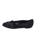 Hermès Paris Nice Suede Flats in Black Size 36 UK 3 US 6 ladies