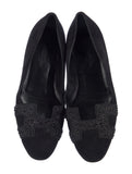 Hermès Paris Nice Suede Flats in Black Size 36 UK 3 US 6 ladies