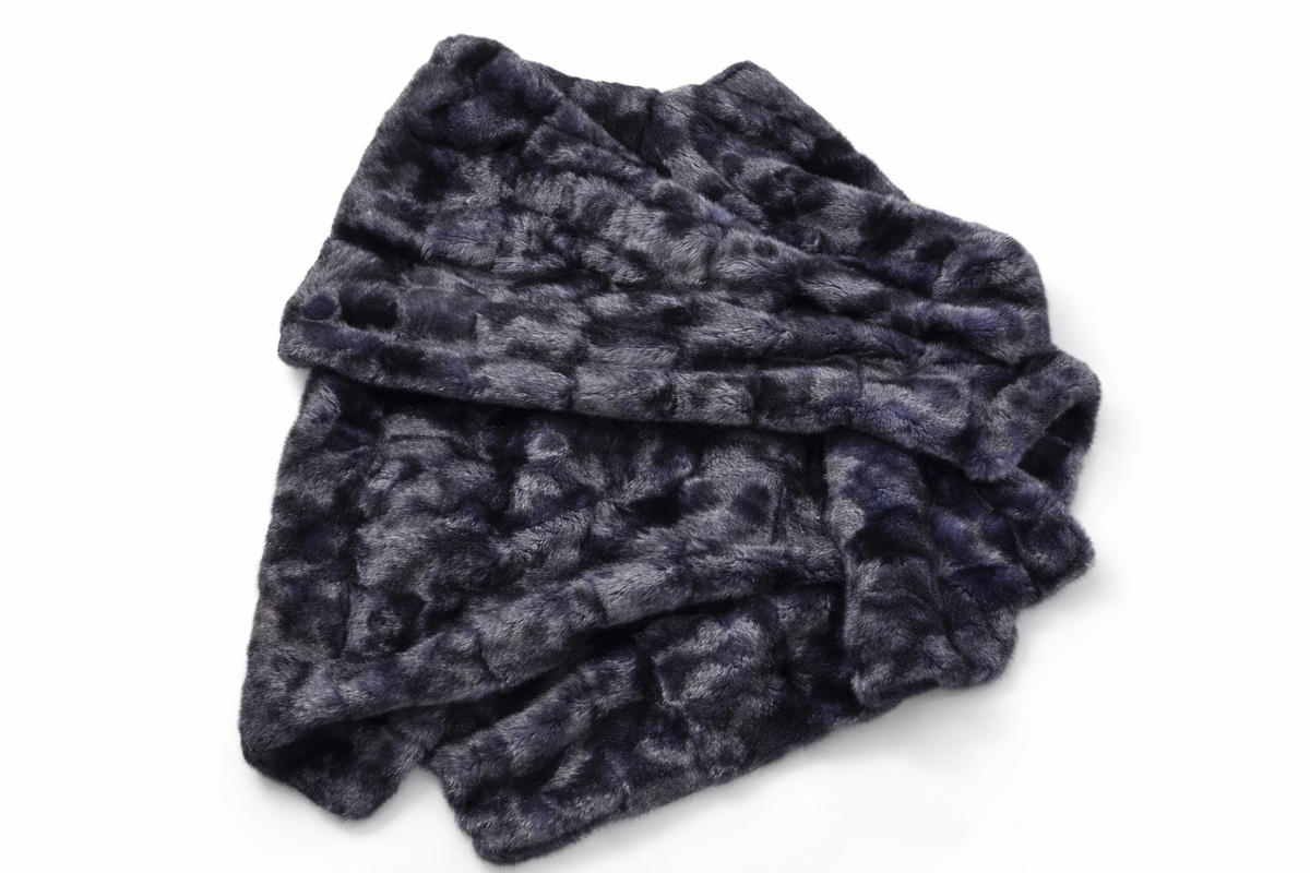 Dario Modena Roma Real Mink Fur Coat Jacket Size I 44 UK 12 US 8 ladies