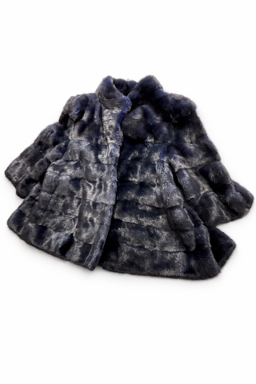 Dario Modena Roma Real Mink Fur Coat Jacket Size I 44 UK 12 US 8 ladies