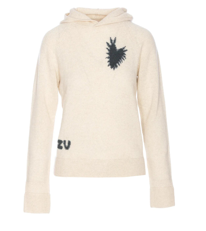 Zadig & Voltaire Moony Cashmere Hoodie Sweater Size M medium ladies