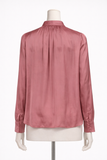 Zadig & Voltaire Tink Satin Blouse in Pink Size XS ladies