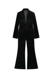 Zadig & Voltaire Vavy Velvet Blazer + Prevy Velours Trousers Suit Size 40-42 ladies