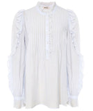 Zadig & Voltaire Timmy Tomboy Tunic Blouse Shirt in Sky Size S small ladies