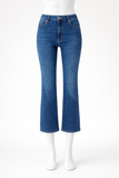FRAME The Reboot Cropped Jeans in blue denim size 29 ladies