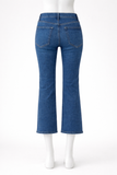 FRAME The Reboot Cropped Jeans in blue denim size 29 ladies