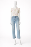 FRAME The Vertical Crop high-rise straight jeans size 29 ladies