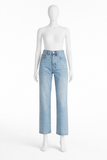 FRAME The Vertical Crop high-rise straight jeans size 29 ladies